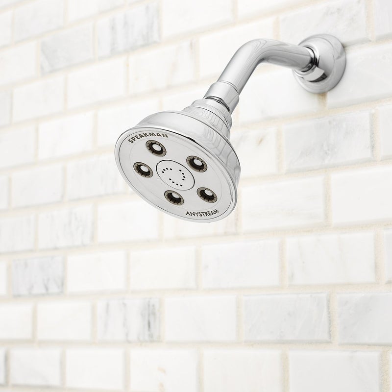 Speakman رأس دش قابل للتعديل عالي الضغط من سبيكمان S-3014 كاسبيان أنيستريم، كروم مصقول - Image 4